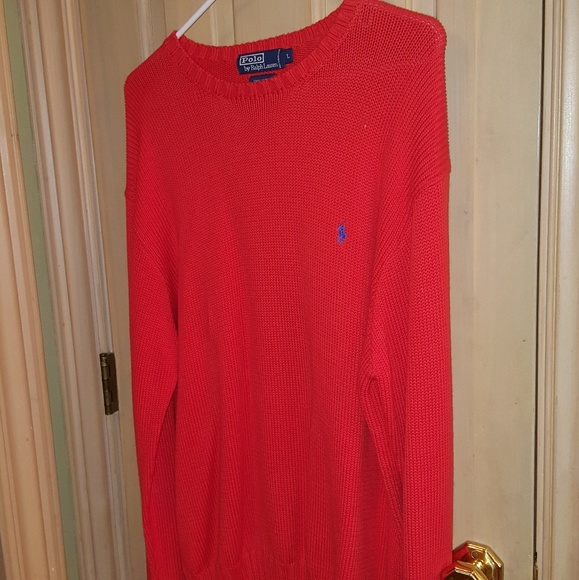 Polo Ralph Lauren Other - Mens sz L Ralph Lauren Polo bright red sweater